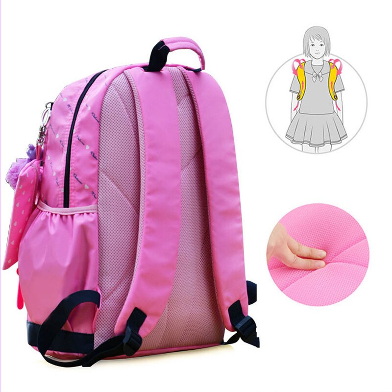 Meisjes schooltas, basisschoolrugzakken voor jongens, meisjes 3- delige schooltas, waterdichte rugzak, casual reistassen