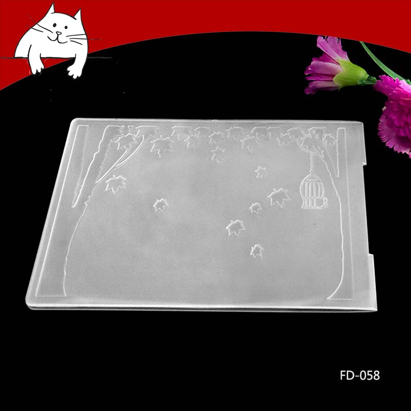 Dossier de gaufrage en plastique, pour la fabrication de cartes, papier de Scrapbooking, fournitures de décoration artisanale bricolage