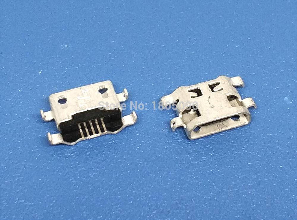 Conector Micro USB para HUAWEI G7 Lenovo Mini USB, placa pesada inversa de 5 pines, 100mm, boca plana sin rizador, hembra, 1,2 Uds.