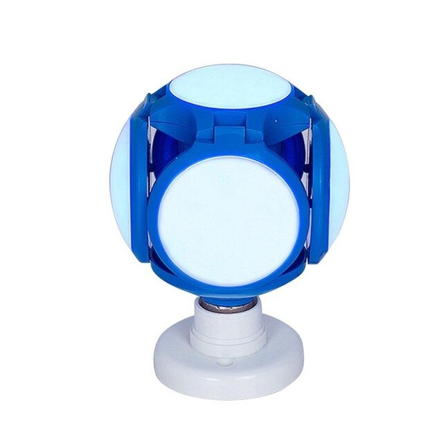 De Lamp Voetbal Vorm Super Heldere Binnenverlichting Oogbescherming Spaarlamp E27 Bubble Ball Bulb: Blue
