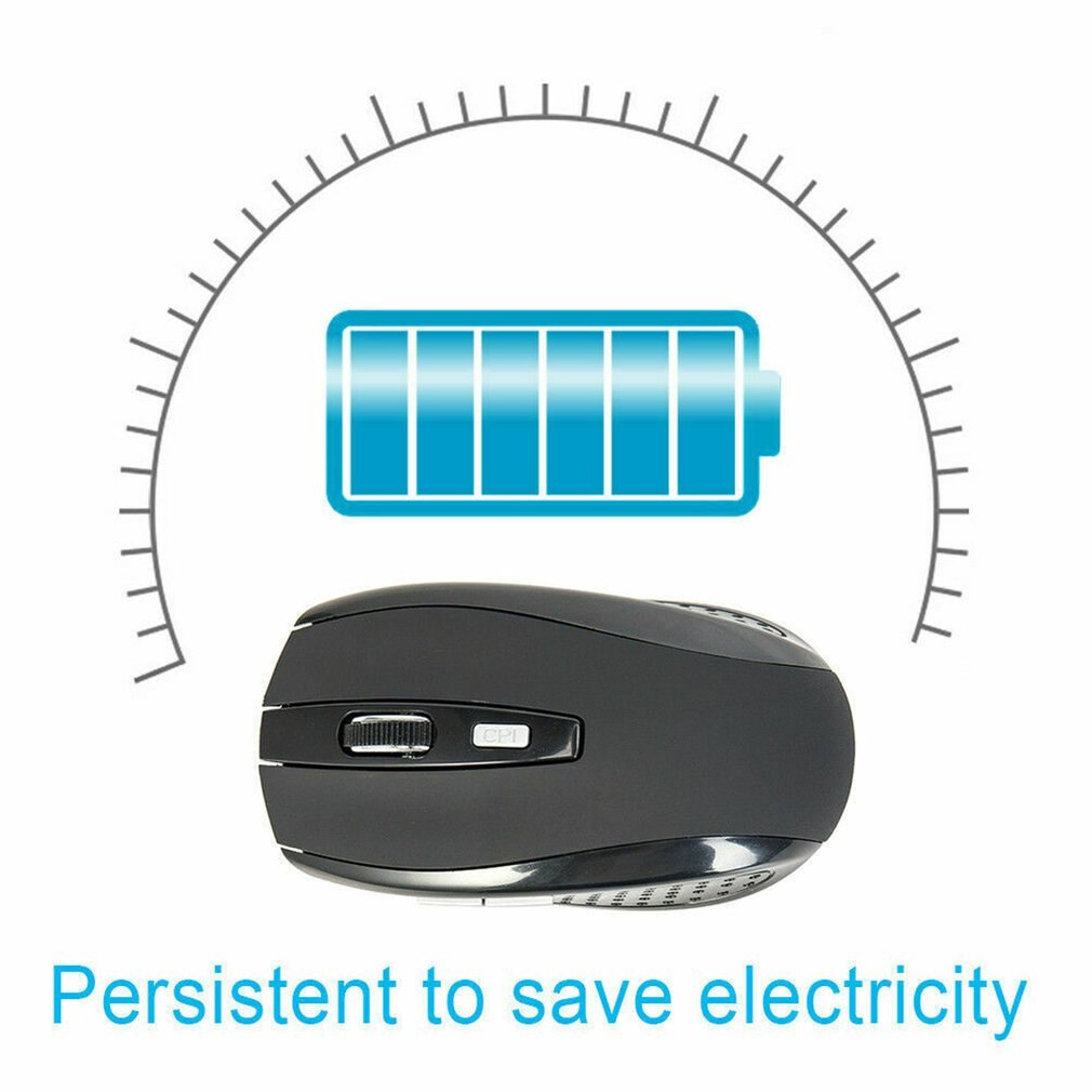 2.4G Wireless Mouse Durable Optical Computer Mouse Ergonomic Mice For Laptop Universal Computer Peripherals