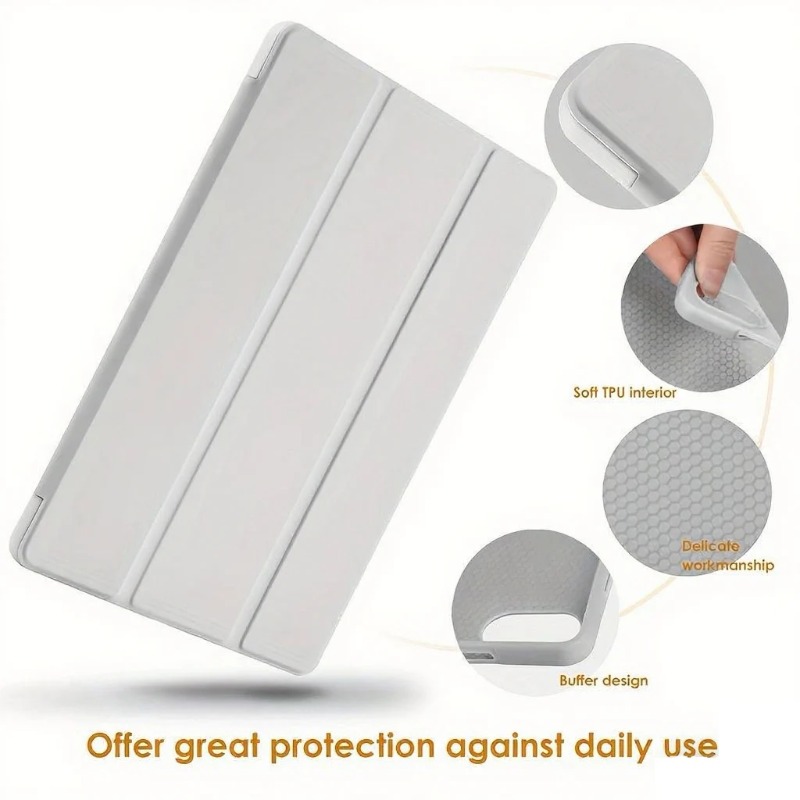 For Xiaomi Redmi Pad 2 Pro Case 12.1inch Magnetic Flip Cover Tri-Fold Stand PU Back Cover Tablet Cases Auto Sleep/Wake