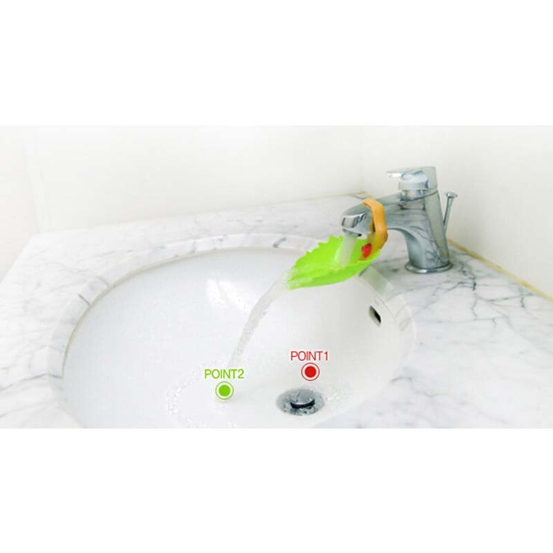 Casa de banho torneira água extensor poupança água acessórios do banheiro forma árvore extensão ajuda crianças lavagem mão d3