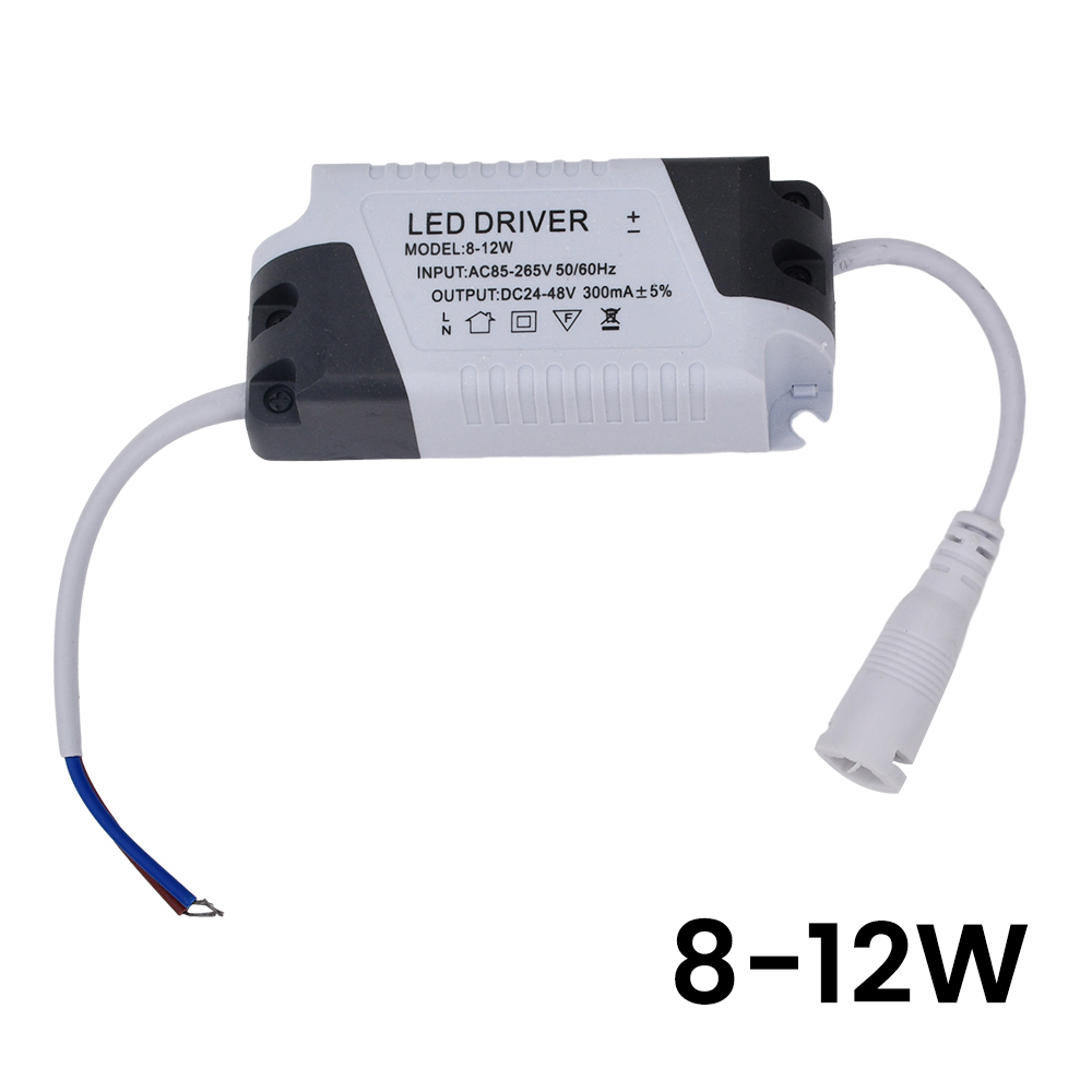Led-konstantströmsdrivare  ac85-265v 3-4w 4-7w 8-12w 12-18w 18-24w 24-36w nätadapter transformator för panelbelysning: Blå