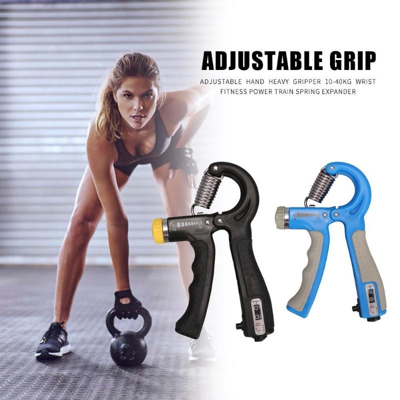 10-40kg Adjustable Hand Heavy Gripper Wrist Power Gym Fitness Exerciser