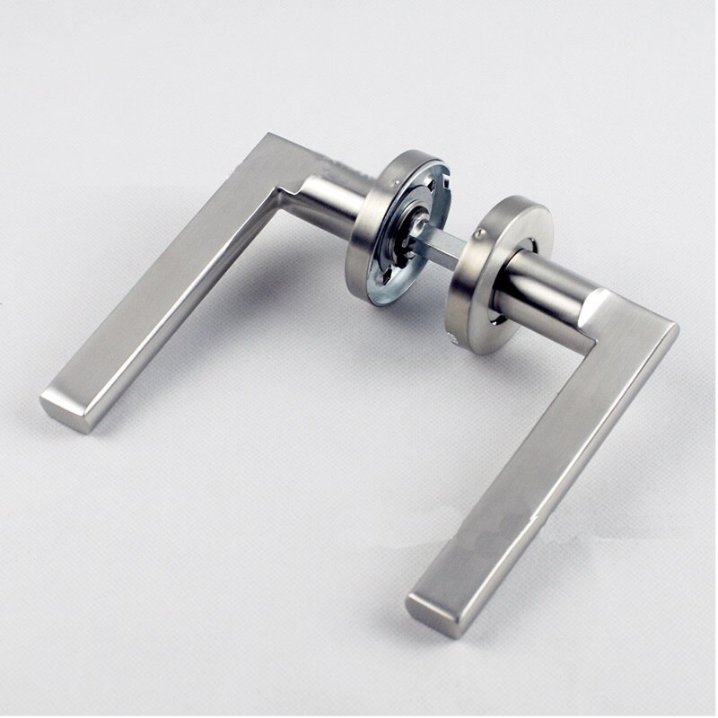 Factory direct sales, 304 stainless steel, precision casting, solid door handle, 60*125mm, fire door lock handle