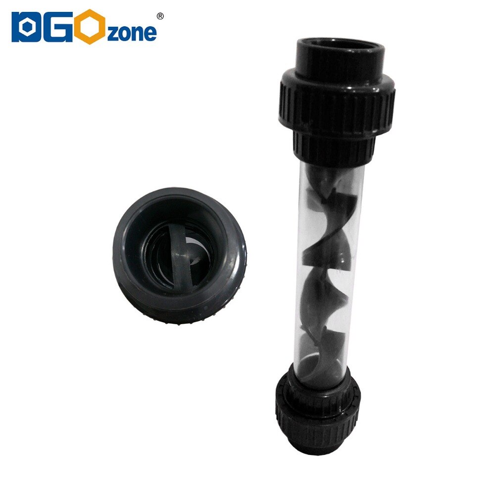 FREIES 1/2 "und 3/4" UPVC Statische Mischer mischen ausrügestochen Kunststoff Hohe Effizienz Ozon Mischen Ausrügestochen DGOzone