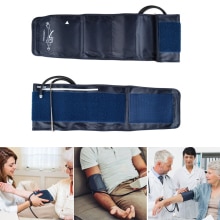 22-48Cm Grote Bloeddruk Manchet Vervanging Voor Volwassen Verstelbare Bloeddrukmeter Bovenarm Manchet Bloeddrukmeter
