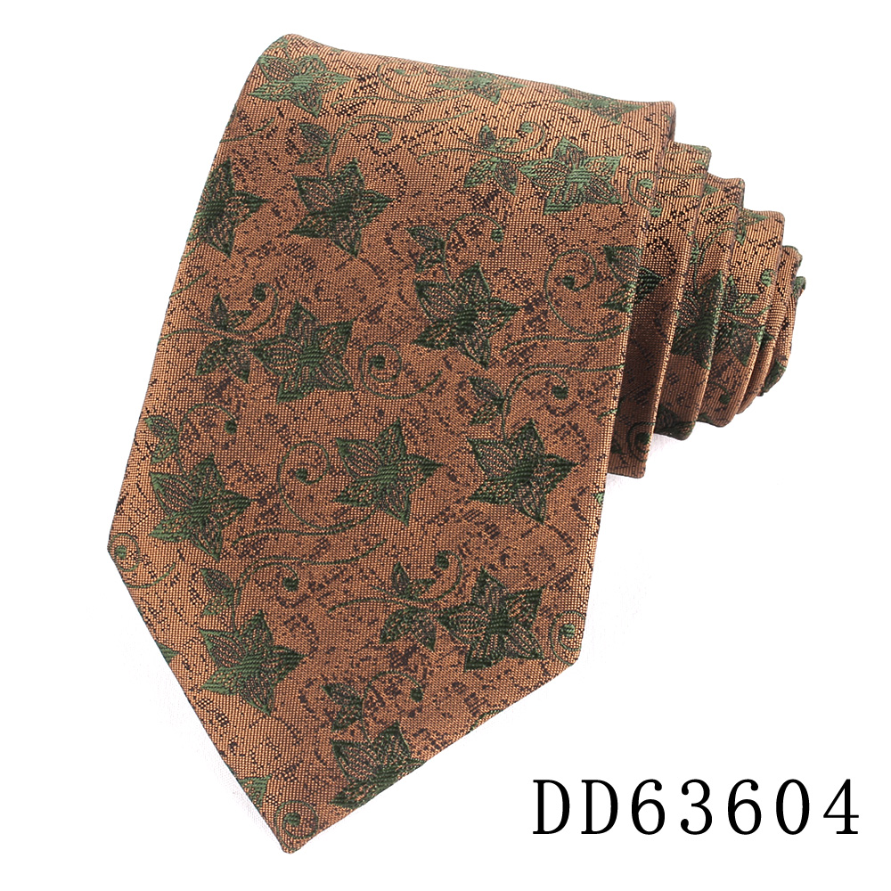 Men Ties Suits Men's Neck Tie For Wedding Striped Necktie For Groomsmen Light Brown Ties For Men Women Good: army green