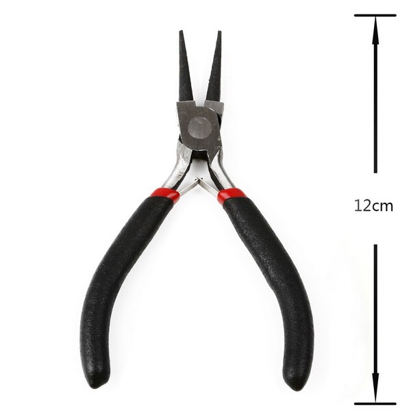 Nuovo Arrivo Nero Rosso Pinze Strumenti di Attrezzature Pinzette Strumenti di Riparazione Catena Cutter FAI DA TE Perline Che Fanno di Riparazione Tool Kit: TQA003-02