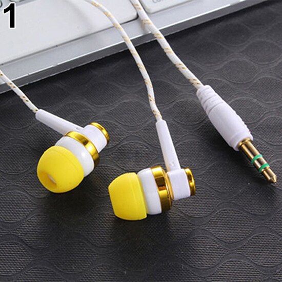 3.5Mm Bass Stereo In-Ear Oortelefoon Hoofdtelefoon Voor Iphone Samsung: WHITE