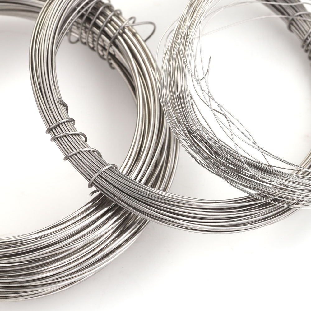 Fil d'acier inoxydable 10m/rouleau 0.3-1mm, pour la fabrication de bijoux, fil de perles, cordon de bijoux, fil unique en acier, Accessoires de recherche