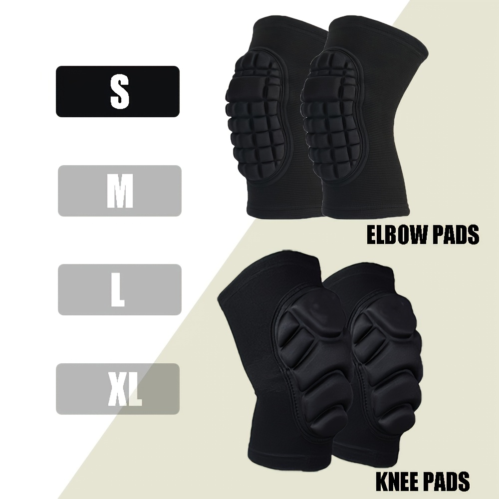 Knie- und Ellenbogenschutz-einstellen – verstellbares Polsterpolster, geeignet für Yoga, Wandern und schwere körperliche Arbeit: S