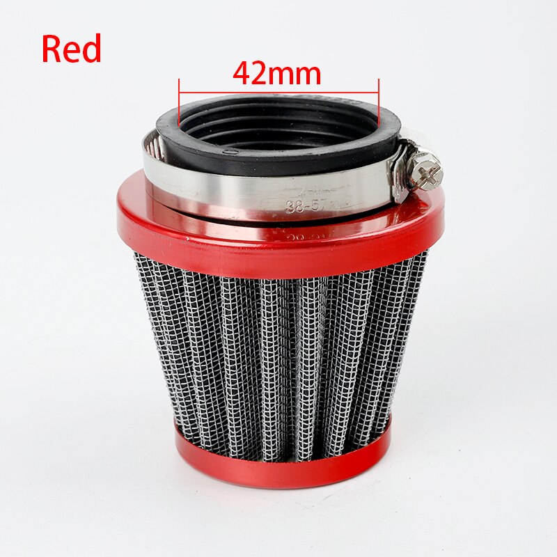 Universal 35Mm 38Mm 42Mm 45Mm Motorfiets Paddestoel Hoofd Carburateur Luchtfilter Cleaner Intake Pijp Gewijzigd Scooter motocross Atv