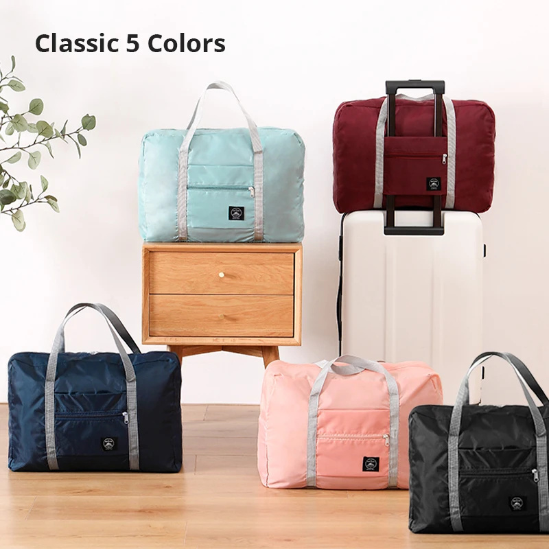 Bolsa de viaje plegable, bolsa de almacenamiento de viaje, bolsas de almacenamiento de viaje, equipaje de embarque, bolsos de ropa, Picnic, casa móvil, bolso grande