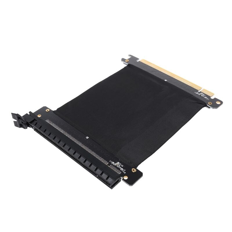 Tarjetas de gráficos de PC de alta velocidad PCI Express 3,0 16x conector Flexible Cable Riser tarjeta extensión Puerto adaptador para GPU con antijam