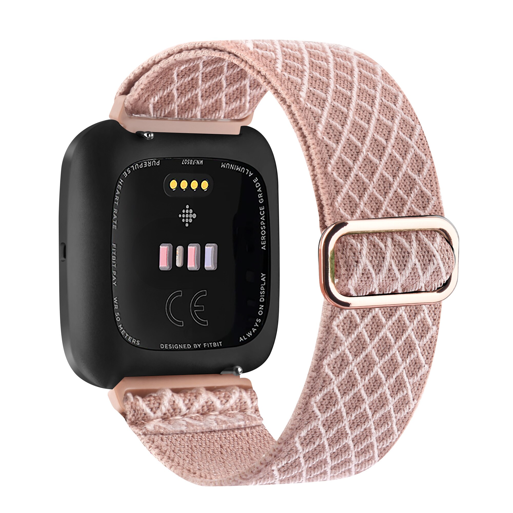 Nylon Band Für Fitbit Versa 2 Band Band Smart Uhr Replacment Armband Einstellbar Atmungs Armband Für Fitbit Versa 2: Pink
