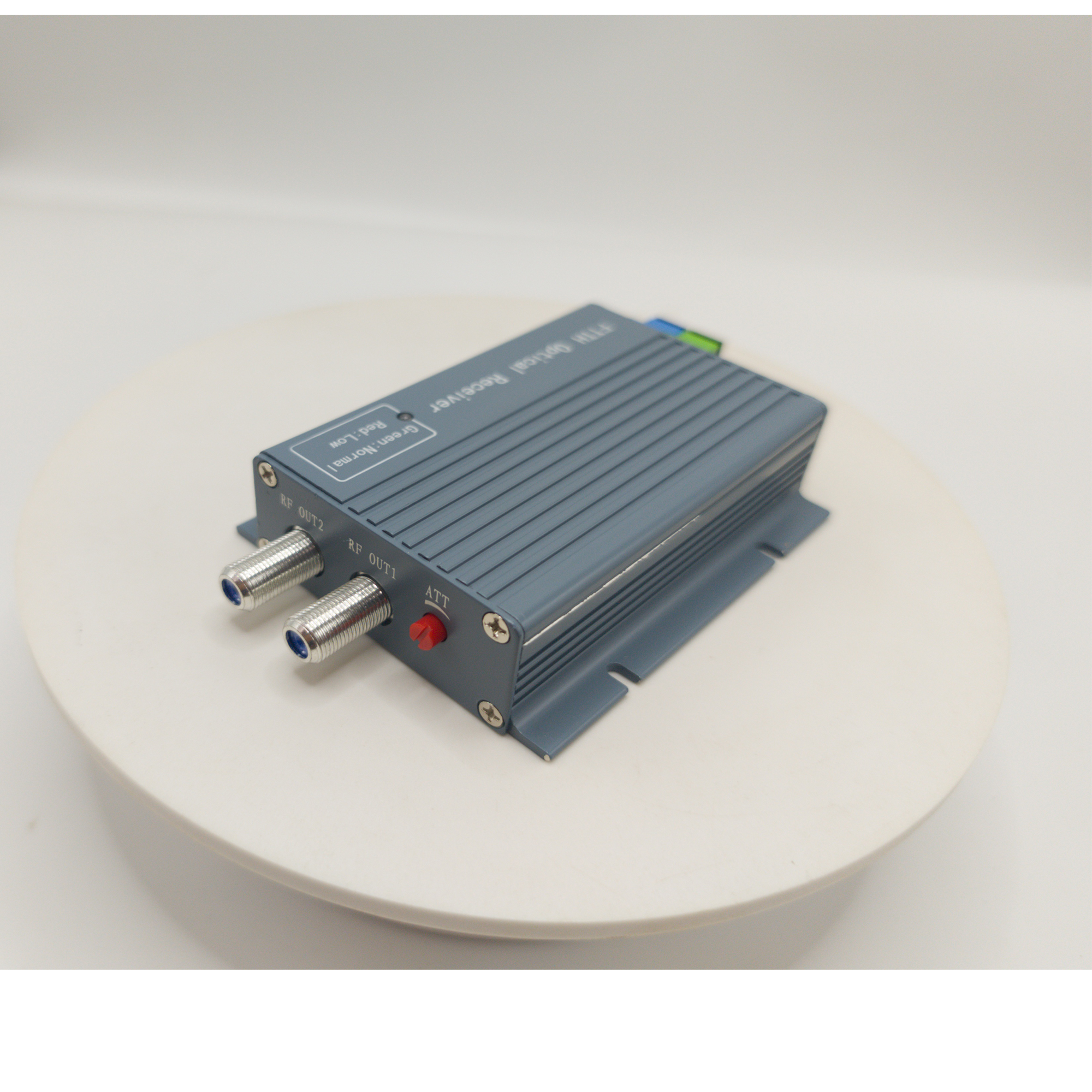 Ricevitore ottico ftth attivo ricevitore in fibra ottica wdm da fibra a rf, trasmissione rf catv+rete + uscita in fibra