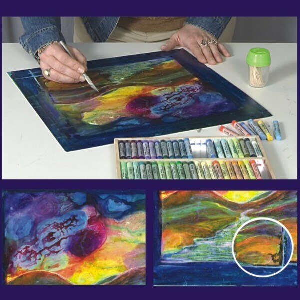 Erengi Top Level Round Shaped Crayons For Artist Soft Oil Pastels 25/36/50 Colors Oil Crayons Set Art Supplies