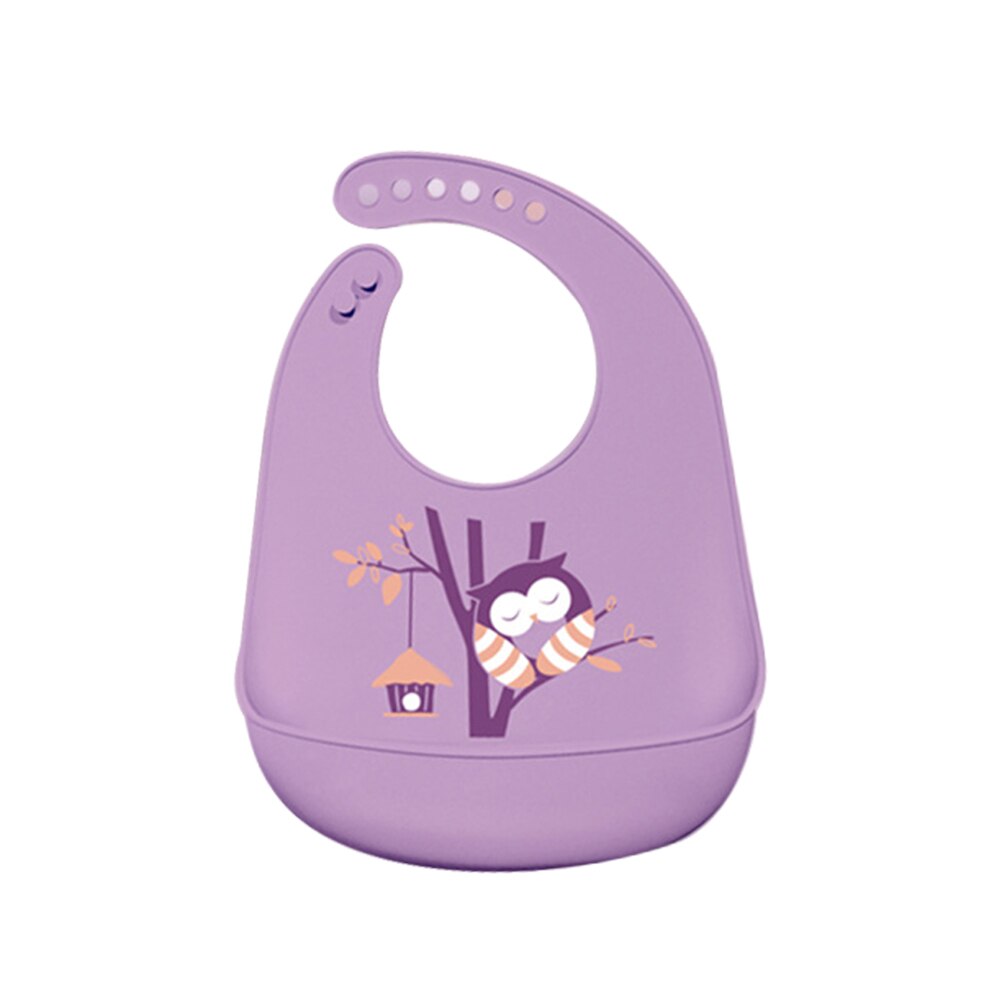 Silicone baby baby eating bib three-dimensional waterproof super soft food rice pocket children's children large saliva pocket: 3A