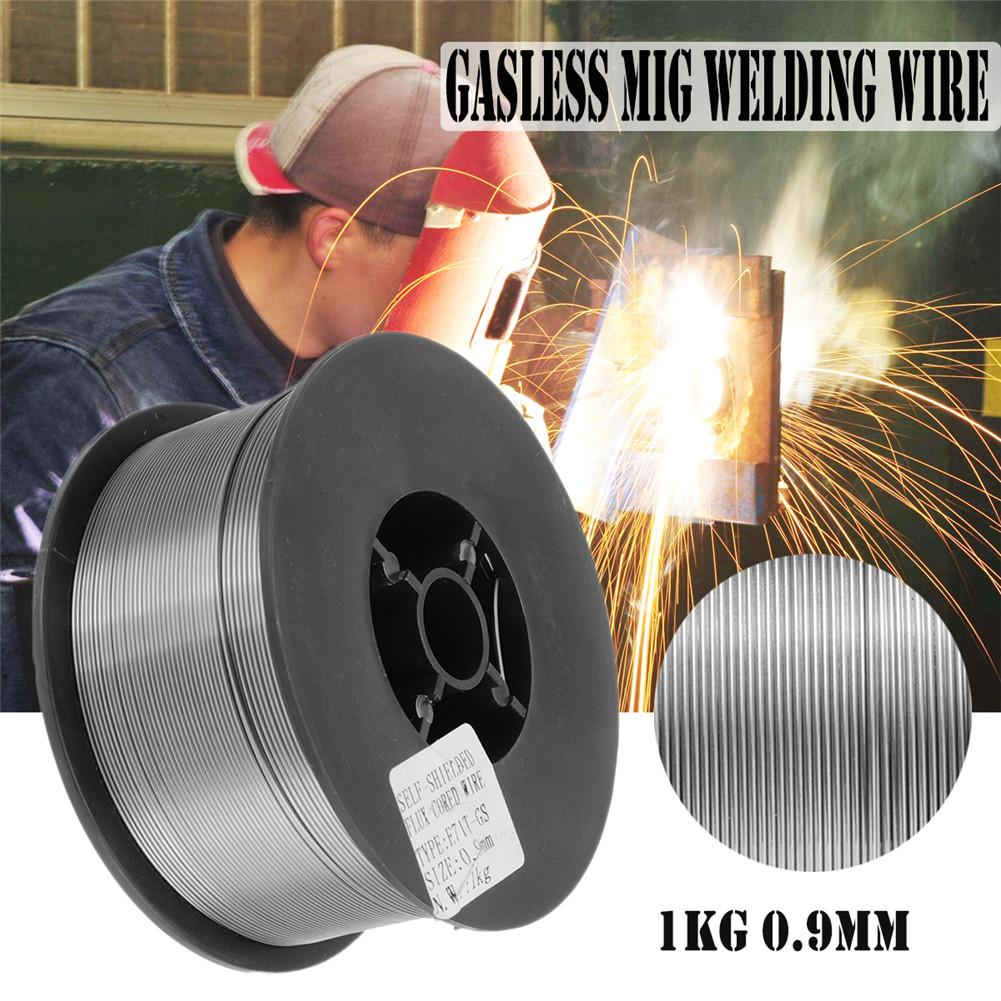 1kg 0.9mm Flux Cored Weld Wire 0.9MM E71T-GS / E71T-11 Gas Shielded Flux Cored Weld Wire Flux Core Mig Wire #35