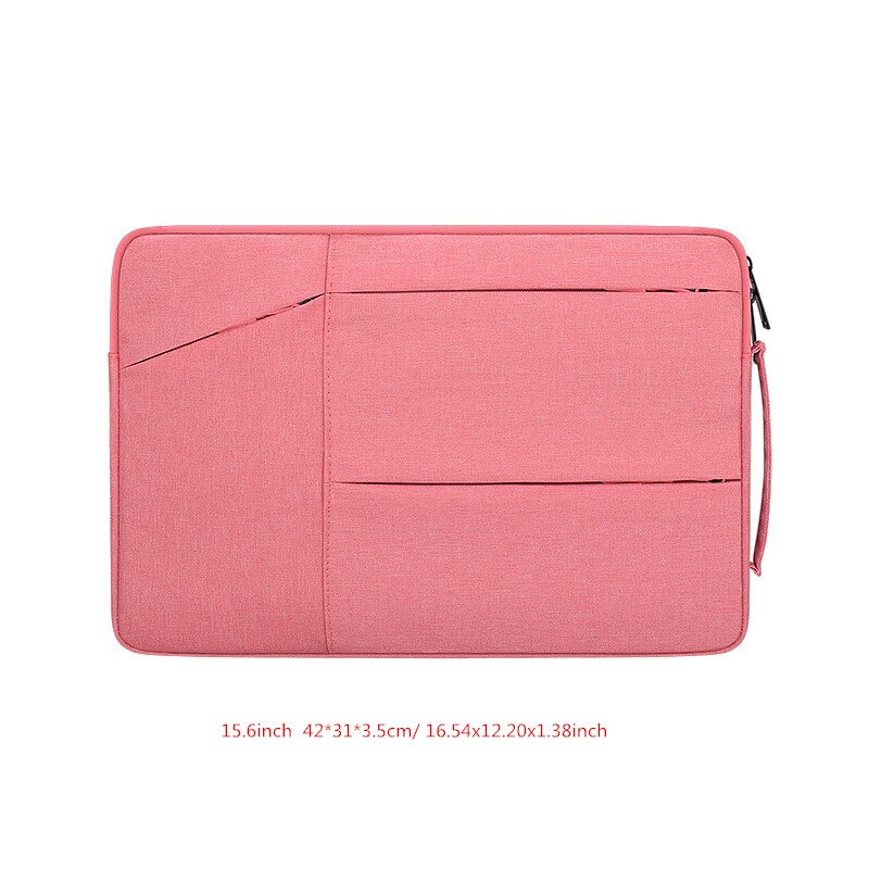 Przenośny neseser Laptop Liner torby męskie damskie Tote odporny na wstrząsy wodoodporny pokrowiec na dokumenty biurowe: Pink XL