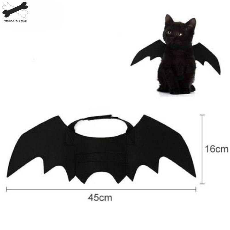 Halloween huisdier hond kostuums vleermuisvleugel vampier zwart schattig verkleedkostuum halloween huisdier hond kat kostuum 23