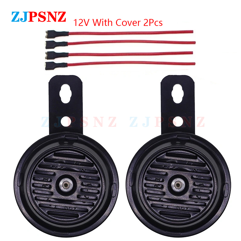 Car Snail Horn 6V 12V 24V 36V 48V 60V 72V Electric Air Horn Motorcycle Scooters Truck e-Bike Waterproof Snail Horns Super Sound