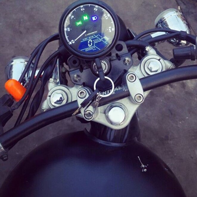 Motorrad 12000Rmp Lcd Digital Oeter Speeeter Drehzahlmesser 1/2/4 Zylinder