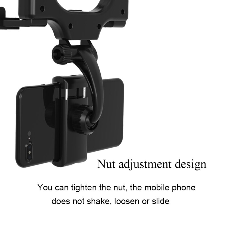 XMXCZKJ Holder for Phone Rearview Mirror Car Phone Holder for Xiaomi Redmi Note 7 Support Smartphone Voiture Phone Stand