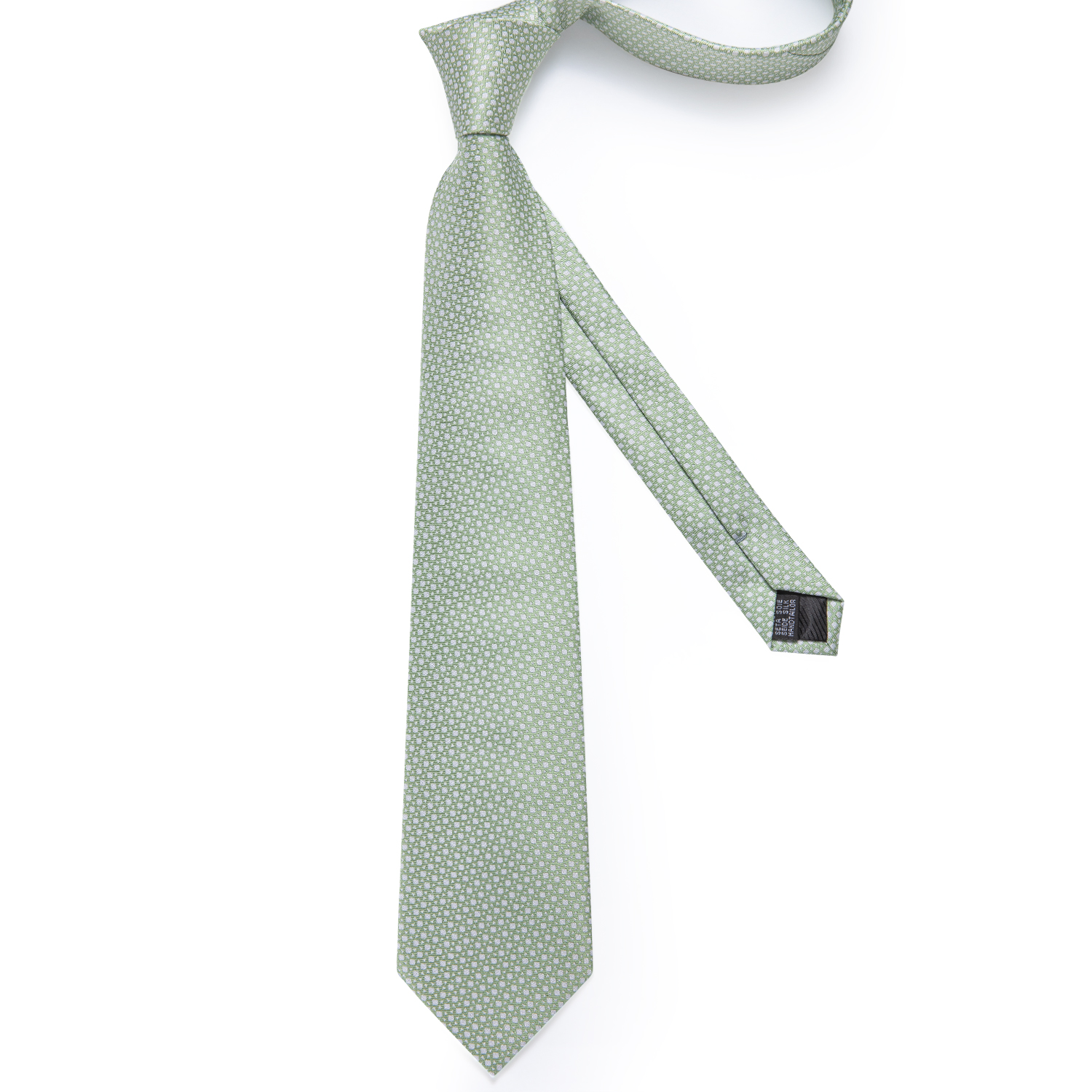 Cravates pour hommes vert clair point solide fête de mariage hommes accessoires plaine bleu violet cou cravate ensemble poche carré mari
