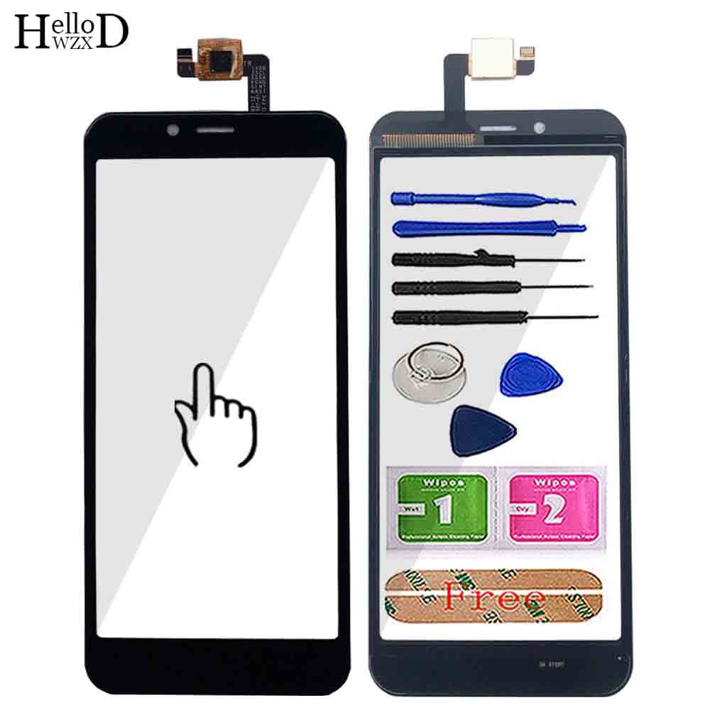 5'' Touch Screen For Vertex Impress Click Touch Screen Glass Lens Digitizer Front Outer Glass Sensor Repair Tools 3M Glue Wipes