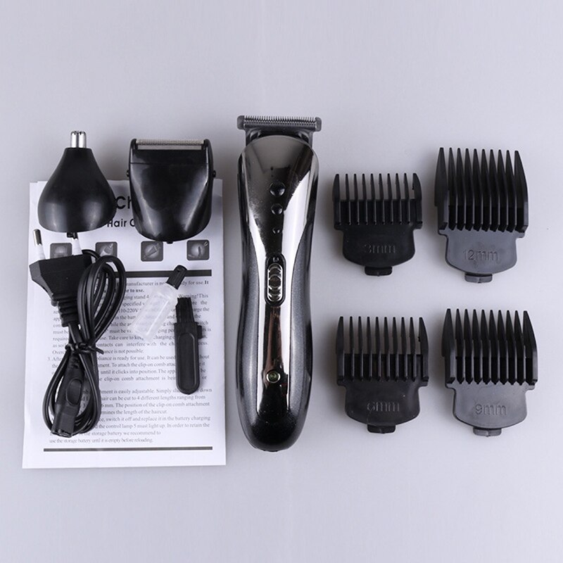 Hair Trimmer Rechargeable Hair Clipper Waterproof Wireless Electric Machine Beard Trimmer Body Men Haircut