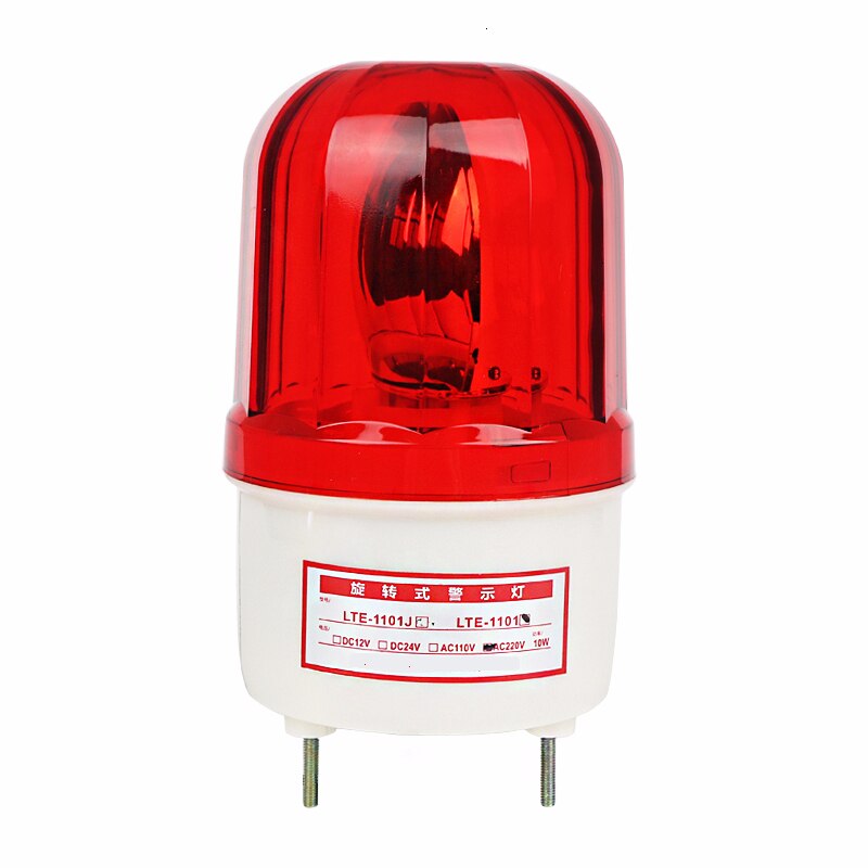 LTE-1101 Alert Lamp Stille Een Inbraakalarm Twinkle Lamp Buzzer Roterende Signaal Lamp Voorzichtigheid Lamp 220v24v