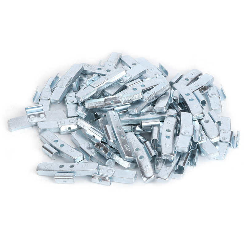 Reifen Ketten Auto zubehör 40g/1,4 unzen Clip-Auf Rad Blöcke Aluminium Legierung P-Stil Reifen gewicht Ausgleich: Stil1