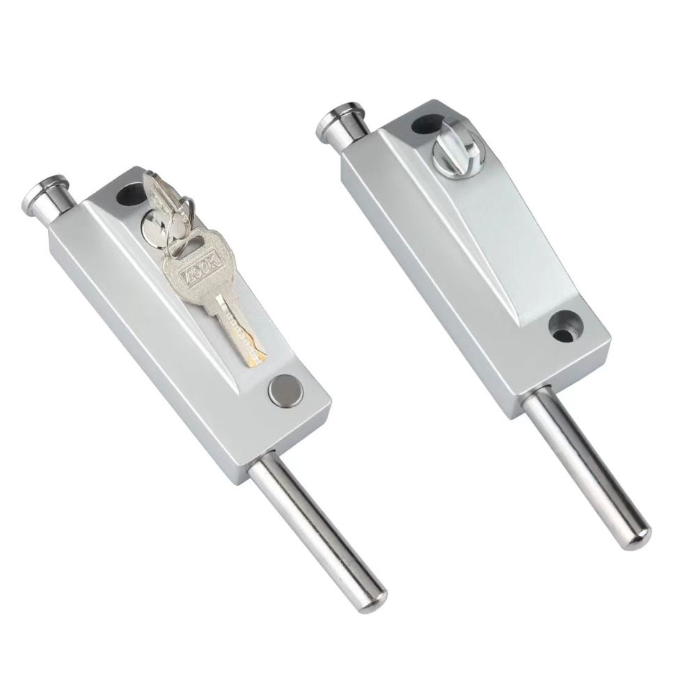 Pestillo de puerta con perilla/llave, cerradura de hierro de aleación de Zinc para puerta de madera, perno de resorte, accesorios de Hardware, 1 ud.