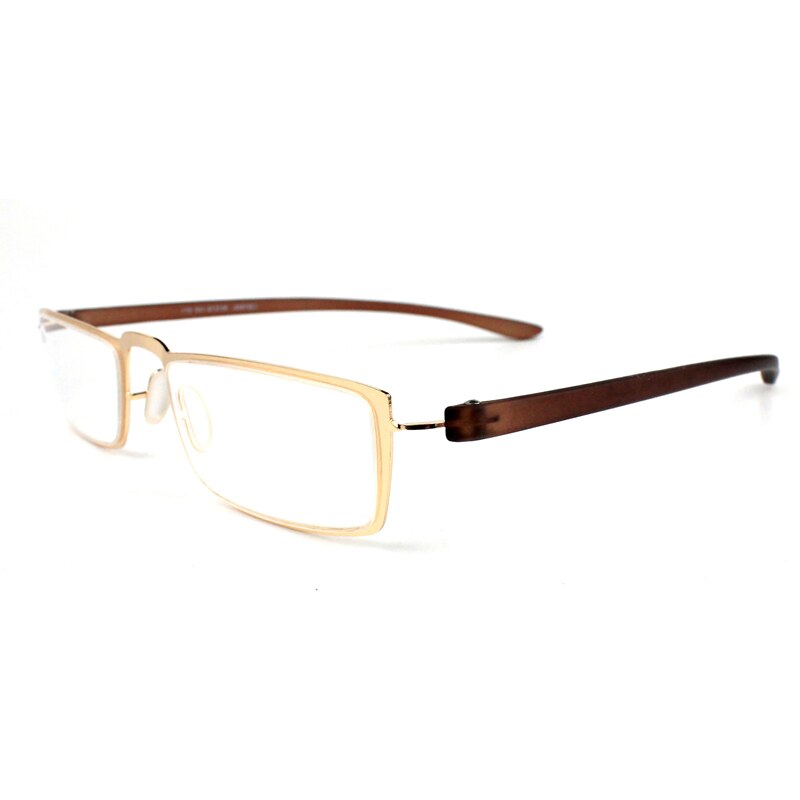 reading glasses for men magnifying glasses magnifier eyewear points 1 1.5 2.0 2.5 3.0 3.5 4.0 glasses with diopter: +150 / Gold