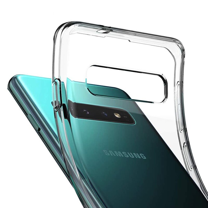 Coque de luxe transparente en Silicone, étui souple Ultra-mince pour Samsung Galaxy S10 Plus S10E 5G Lite