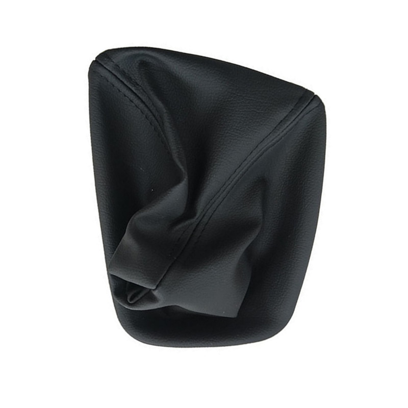 Car Gear Stick Manual Shift Boot Black Leather Boot Plastic Frame for BMW E30 E36 E39 E46 E81 E82 E87 E88 E90 E91 E92 E93 E60: BMW E46