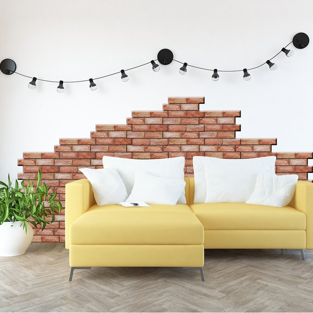 Self-adhesive 3d stereo wall stickers bedroom warm decoration background wall wallpaper foam brick waterproof moisture stickers