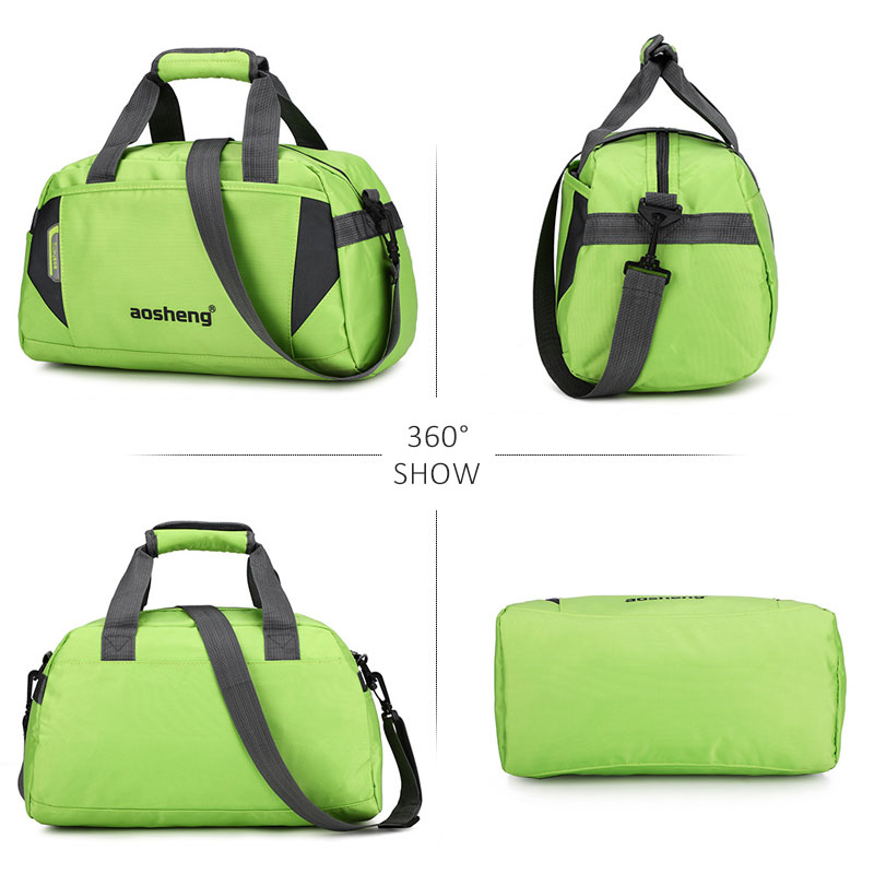 Scione Travel Luggage Handbags Women Sport Duffel Shoulder Bags Men Simple Casual Fitness Outdoor Crossbody Bag