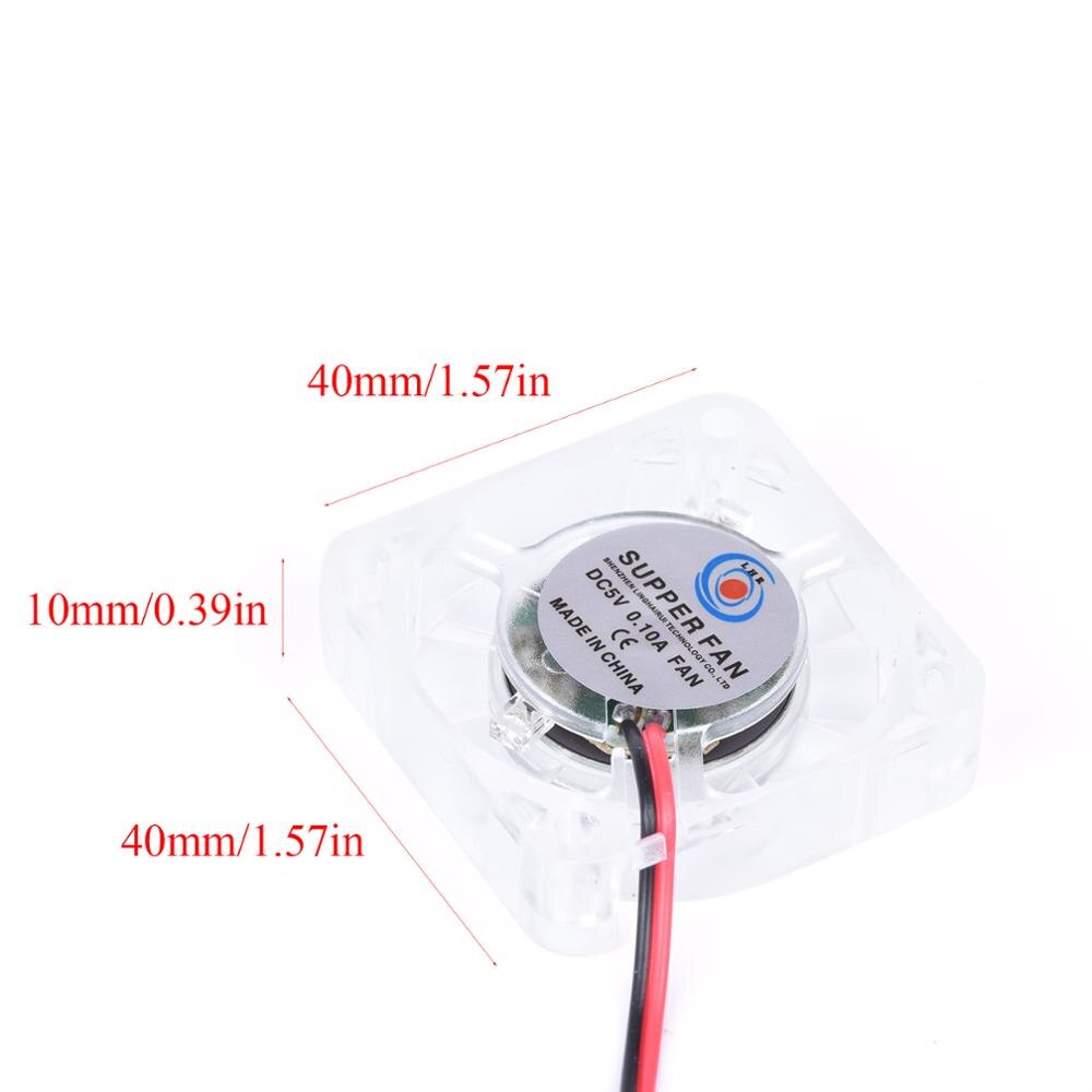 Ventilador de refrigeración Raspberry Pi DC 5V 0.2A 40*40mm ventilador con tornillos para Raspberry Pi 4B