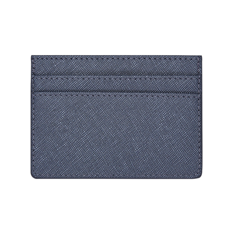 Multi Slot Card Holder Slim Bank Credit Card ID Cards Coin Pouch Case Bag Wallet Organizer Women Men Thin Business Card Wallet: B-silver