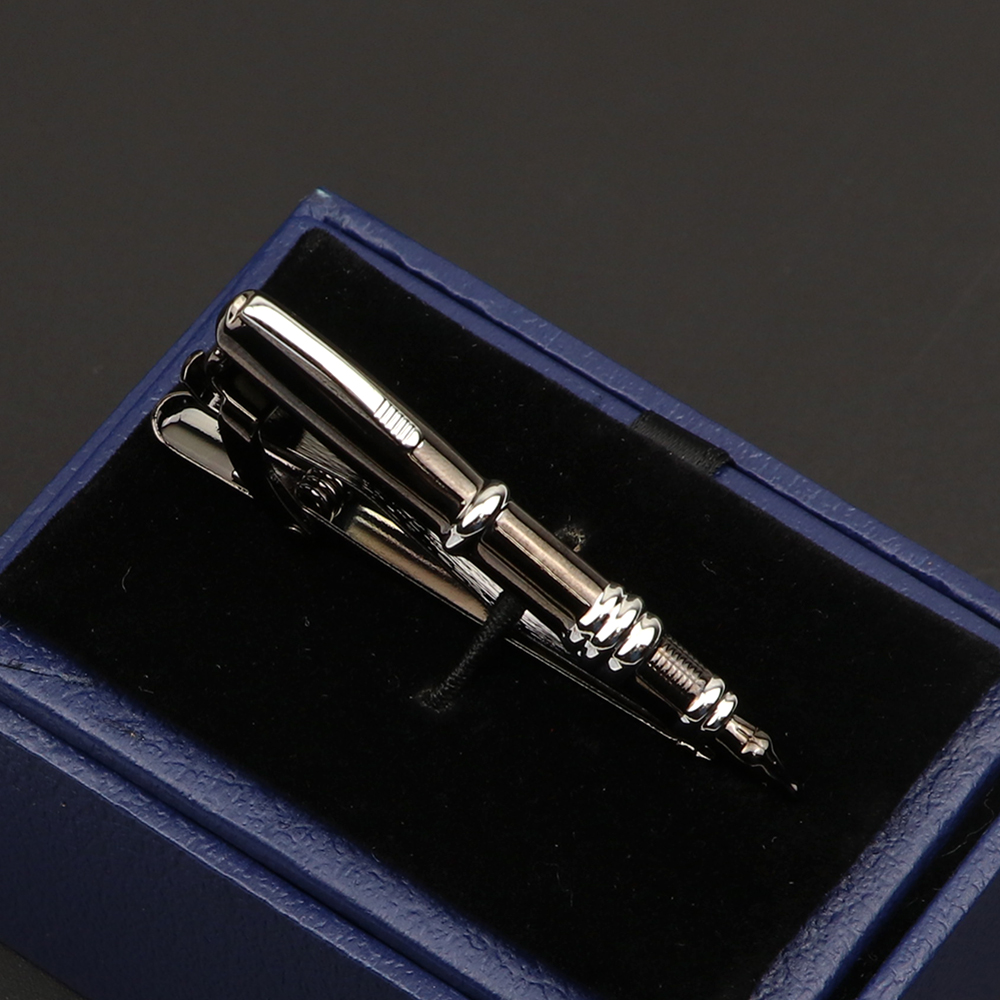 Pince à cravate en métal pour hommes, classique, or, épée d'avion, Chrome brillant, acier inoxydable, bijoux d'affaires, créatifs: 8