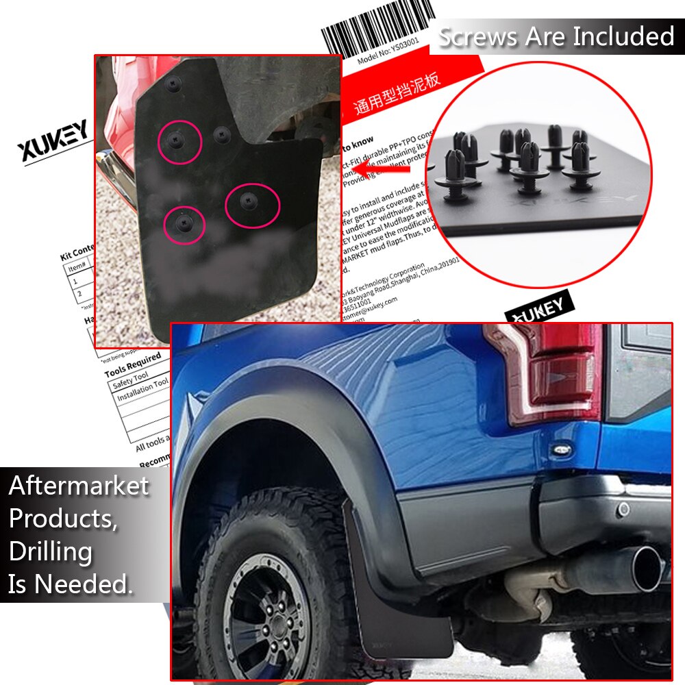 4 stk stænklapper stænklapper stænkskærme fender blusser til dodge ram pickup 1500 2500 3500 4500 5500 4000 nightrunner trucks 4 x 4