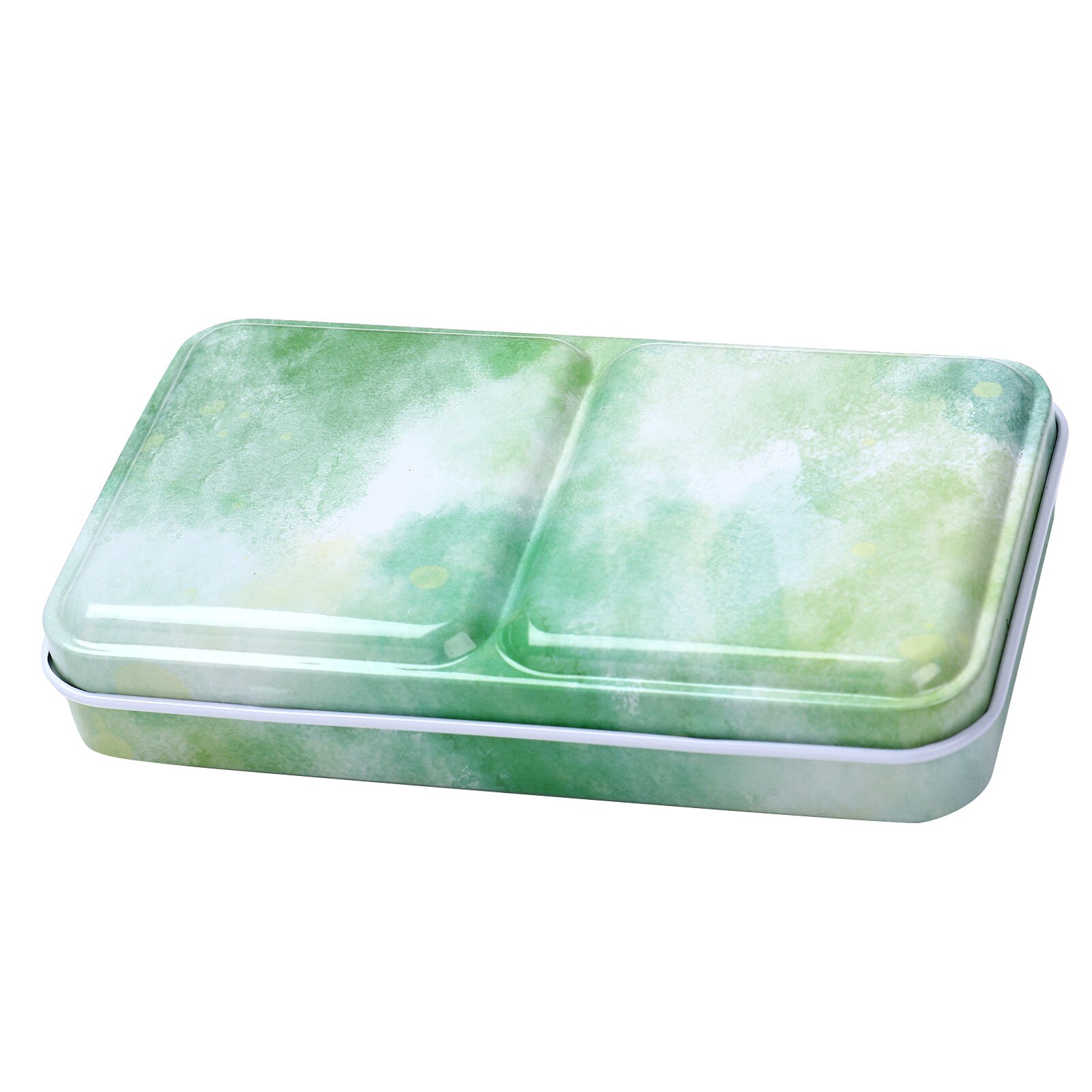 Mini Tin Box Airtight Leak Proof Palette Travel Painting Storage Tins Paint Tray Box for Watercolor Oil Gouache Acrylic Paints: Type 4 Spring