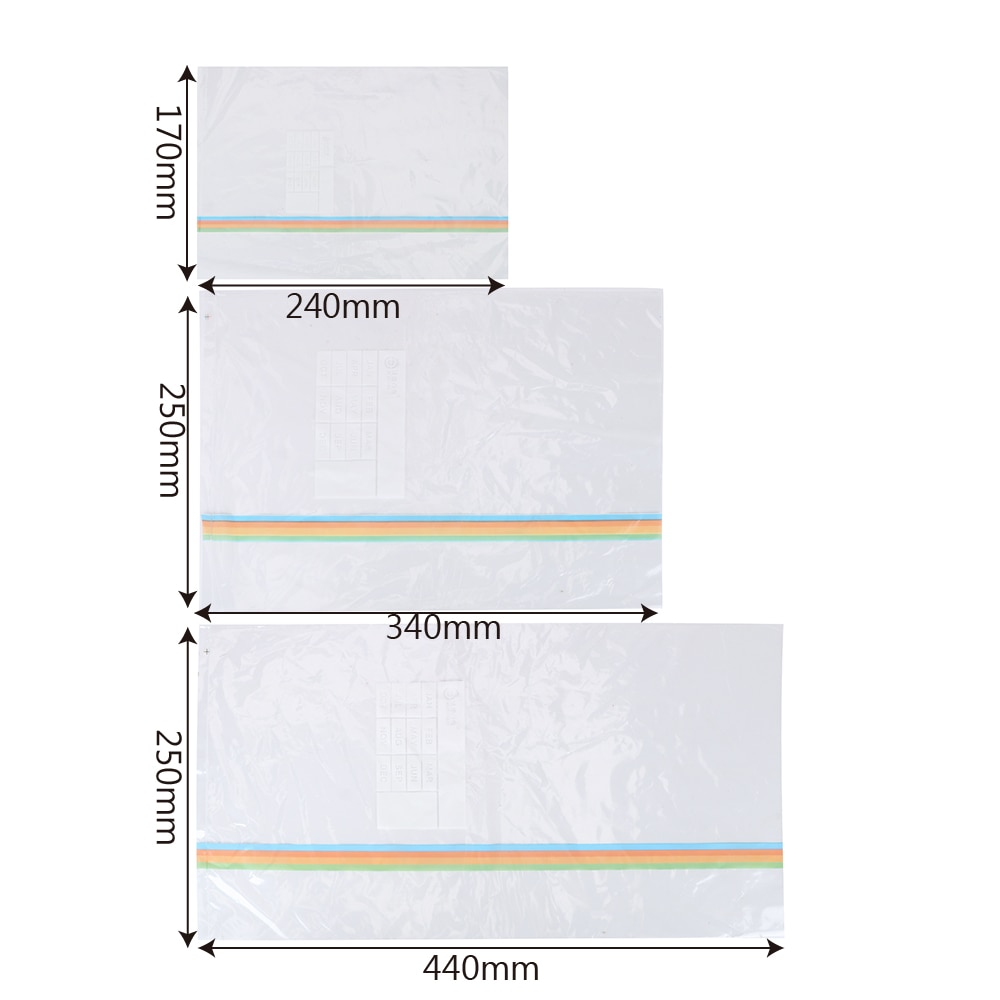 Kitchen Refrigerator Plastic Wrap S/M/L For Meat Fish Fruit Freezer Food Fresh Bag Thickened PE food bag Decimation