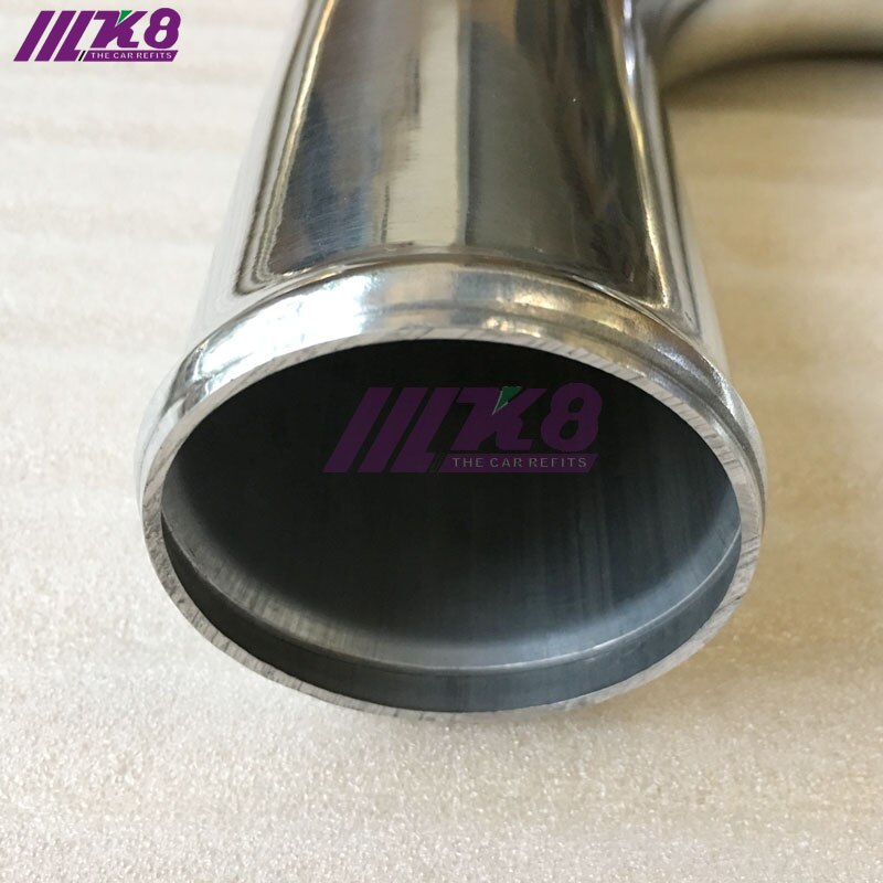 Tubo de Intercooler de 2 "pulgadas, 51mm, recto, 90 grados, 45 grados, 180 grados, J-TYPE, 2mm de espesor, tubo de aluminio artesanal, tubo de entrada de aire