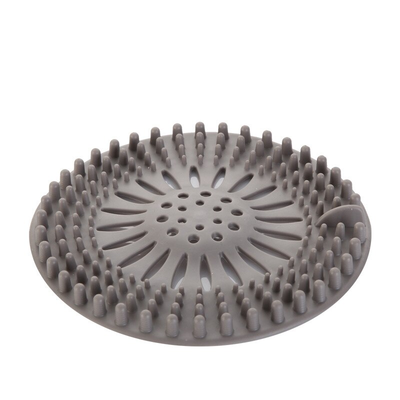 Kakuri kloakudløb si filter stopper bruser anti-blokerende gulv afløb karbad filter dække vask fælde bassin filter: Grå