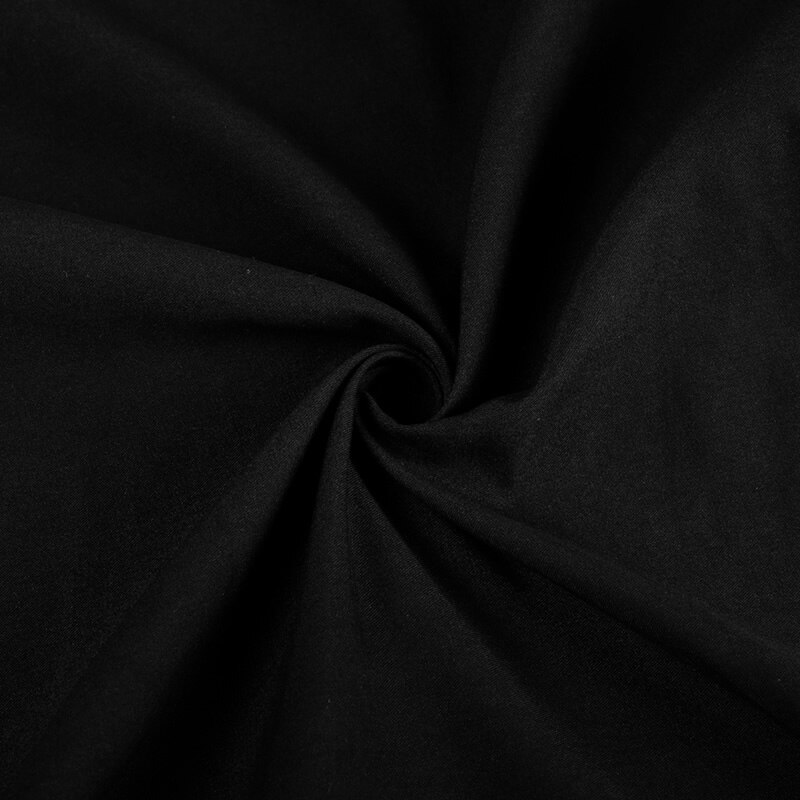 Backdrop Cloth Black White Green Color Cotton Textile Muslin Photo Backgrounds Studio Photography Screen Chromakey: 3000x3000mm / Black